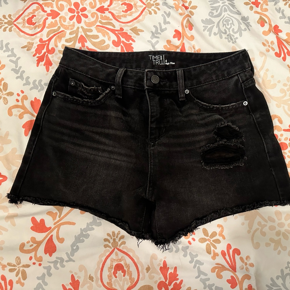High rise shorts